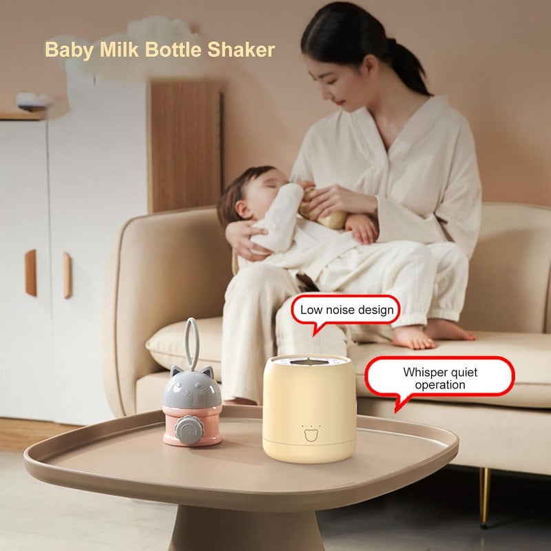 Hilitand Automatic Baby Formula Mixer, Electric Milk Shaker Low Noise, USB Charging, 3 Mixing Modes for Infant Feeding to Avoid Lumpy Reduce Bubbles - Image 4